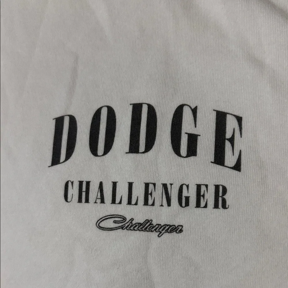 Grayson Threads - Men's Dodge Challenger Crewneck Sweatshirt White